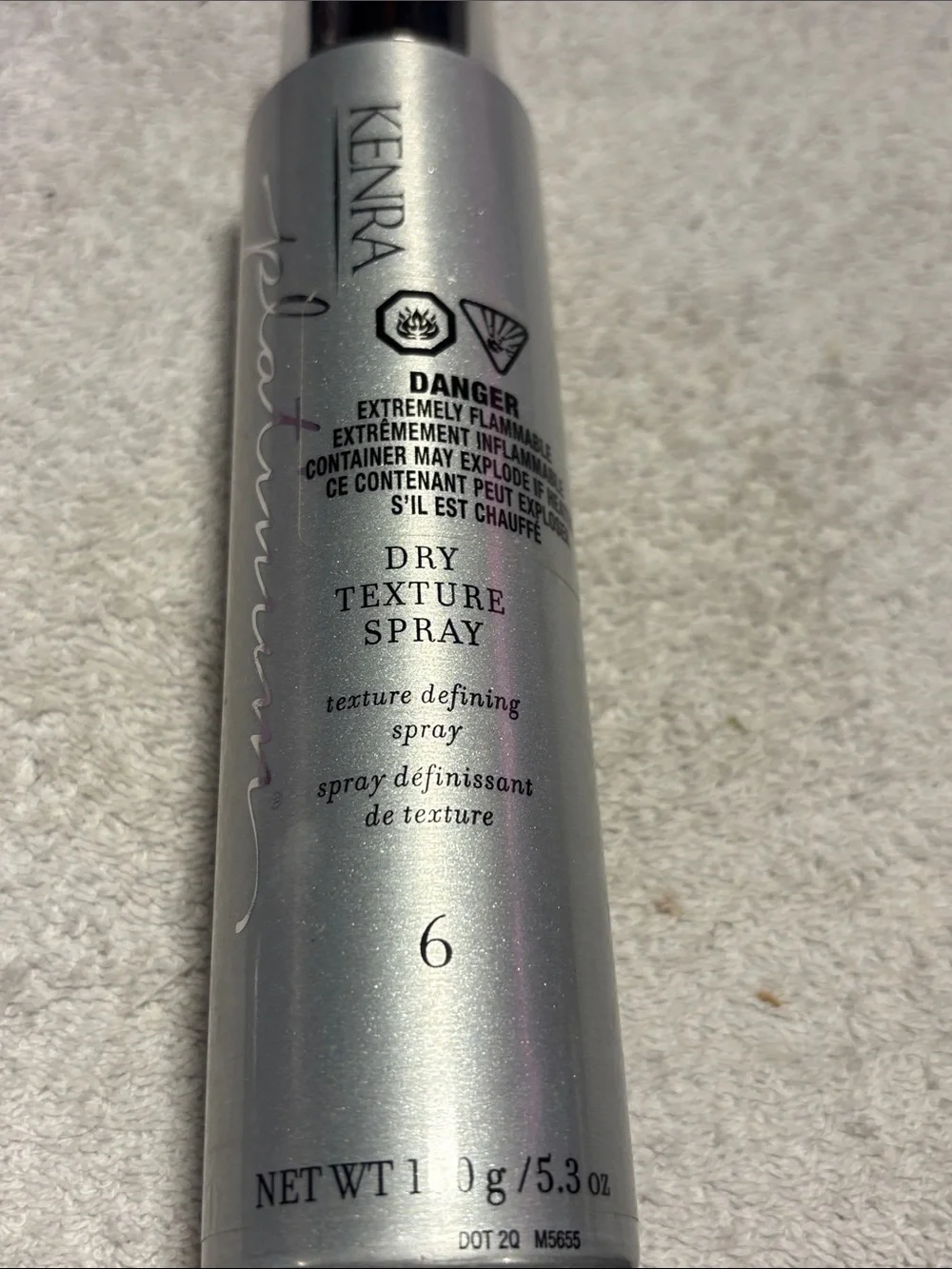 Kenra Dry Texture Spray 6 — Silver Finish